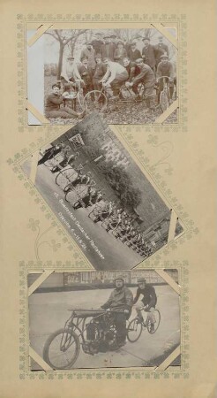 Postkartenalbum Radsport; Blatt 49