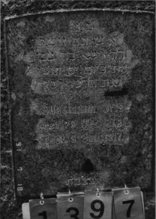 Grabstein 1397 (Detailaufnahme)