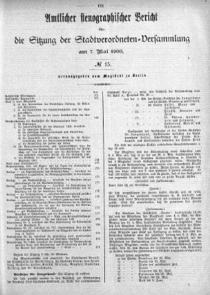 No. 15, 7. Mai 1903