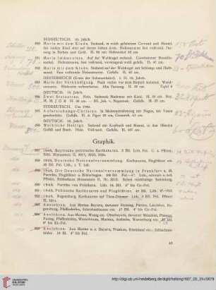 Graphik (Nr. 587-632)