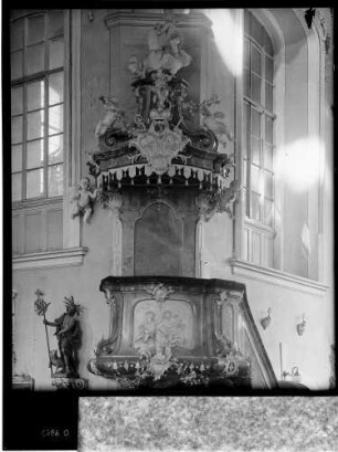Bruchsal Peterskirche Kanzel (erbaut von Michael Feichtmeier 1756)