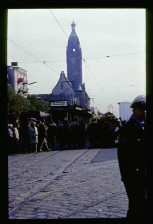 Letzte Strassenbahn 2.10.67.