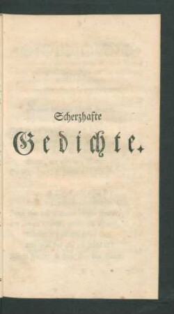 Scherzhafte Gedichte