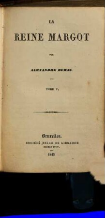 La Reine Margot, 5