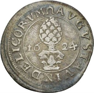 Halbbatzen der Reichsstadt Augsburg, 1624