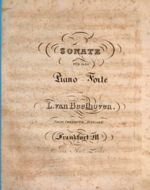 Sonate für das Piano-Forte : op. 7