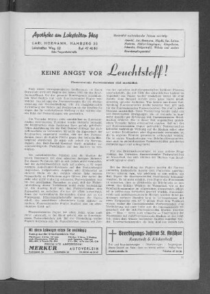 Keine Angst vor Leuchtstoff!