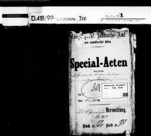 Gemeindesekretär der Bürgermeisterei Frechen