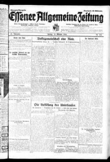 Essener allgemeine Zeitung. 1918-1943