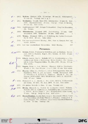 Personen (Nr. 2950-2984)
