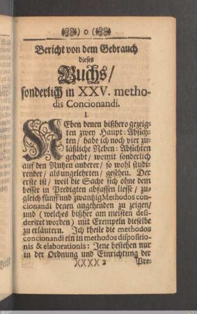 Bericht von dem Gebrauch dieses Buchs