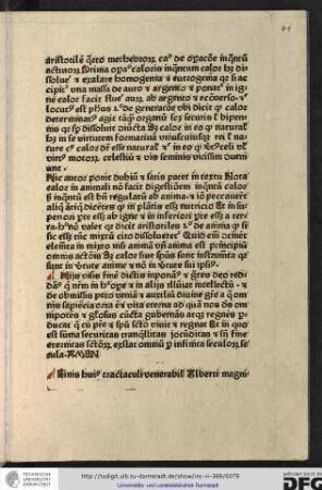 Finis huius tractatuli venerabilis Alberti Magni.