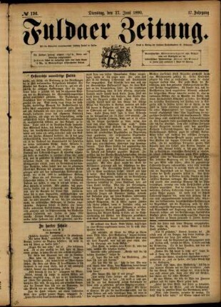 Ausgabe vom Dienstag, den 17. Juni 1890.