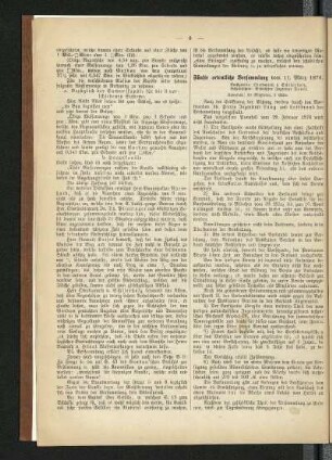 Fünfte ordentliche Versammlung vom 11. März 1876