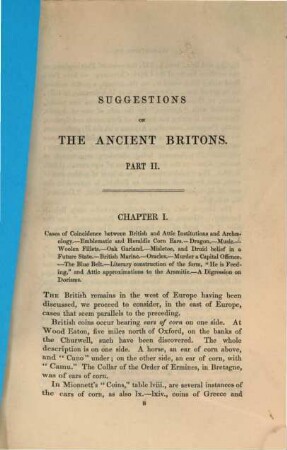 Suggestions on the ancient Britons : In three Parts, 2
