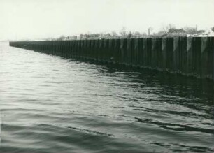 Fähranlage und Bollwerk, Swinemünde (Ostswine), 1933