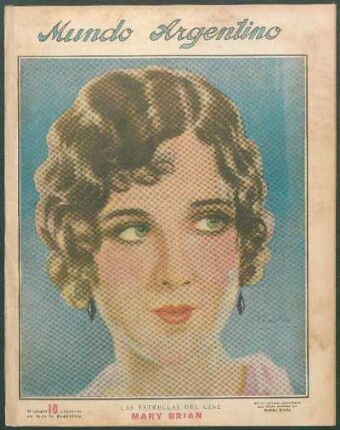 Las estrellas del cine: Mary Brian [Retrato] : Retrato ejecutado especialmente para Mundo Argentino por Rodolfo Wacha