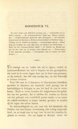 Hoofdstuk VI. De onzen nemen eene defensieve houding aan. - ...