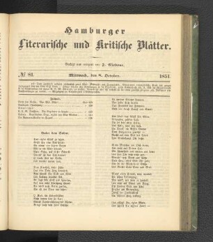 No. 81. 8. Oktober 1851