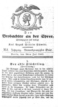 29. Stueck, 18. Juli 1842