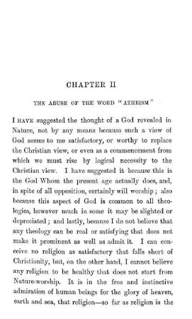 Chapter II The Abuse Of The Word "Atheism"