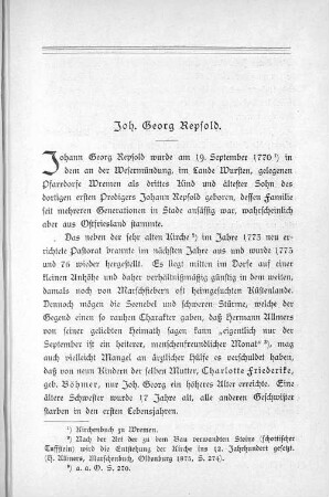 Joh. Georg Repsold.