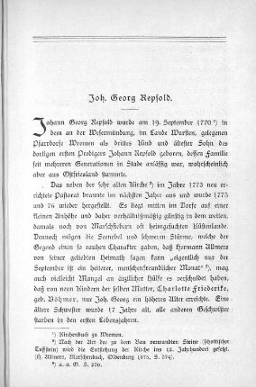 Joh. Georg Repsold.
