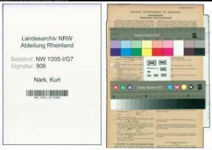 Entnazifizierung Kurt Nark , geb. 27.01.1907 (Musiker)