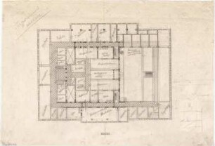 Billing, Hermann; Bochum (Nordrhein-Westfalen); Hotel Bochum - Grundriss Keller