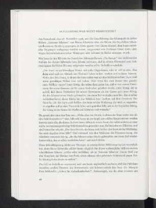 AUFLEHNUNG WAR NICHT BEABSICHTIGT