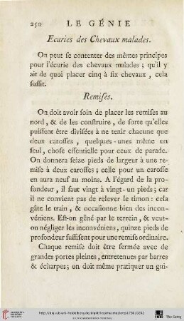 Ecuries des Chevaux malades