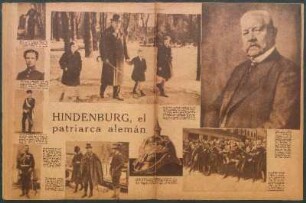 Hindenburg, el patriarca alemán [Fotografías]