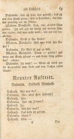 Neunter Auftritt