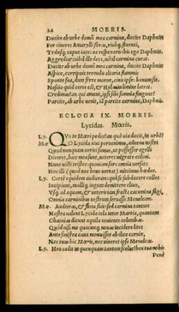 Ecloga IX. Moeris.