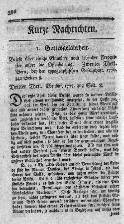 1. Gottesgelahrheit.