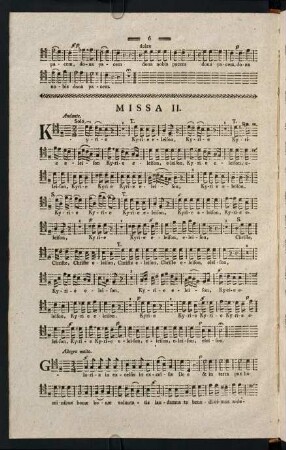 6-10, Missa II.
