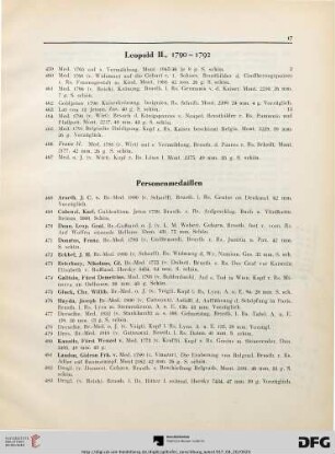 Personenmedaillen (Nr. 468-532a)
