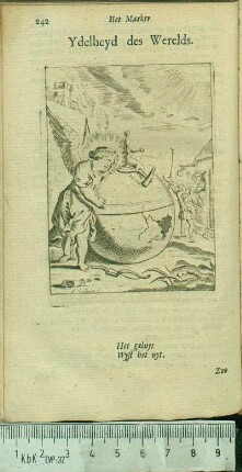 Ydelheyd des Werelds. Het geluyt Wyst het uyt.