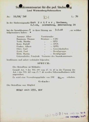 Prüfer, Kurt
