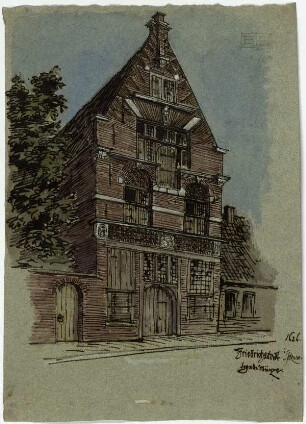 Sogenannte Alte Münze zu Friedrichstadt, Giebelfront