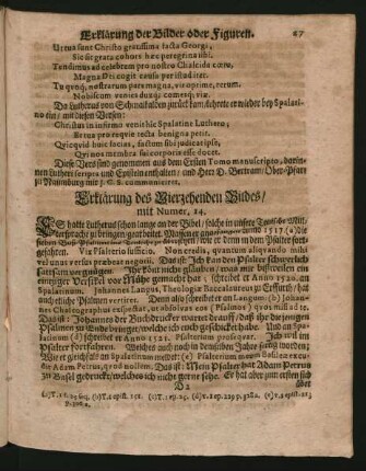 Erklärung des Vierzehenden Bildes/ mit Numer. 14.