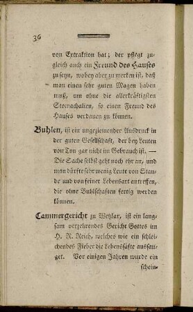 Cammergericht zu Wetzlar,[...] - Charlatanerien,[...]