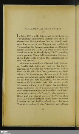 Parlamentarische Kniffe