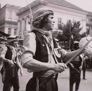 X. Weltfestspiele. Syrische Delegation : X. Weltfestspiele der Jugend und Studenten 1973 in Berlin. Angehöriger der syrischen Delegation