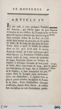 Article IV
