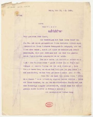 Brief an Rudolf Käser : 18.07.1924