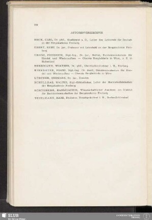 Autorenverzeichnis