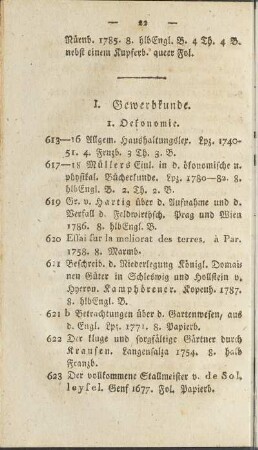 I. Gewerbekunde.