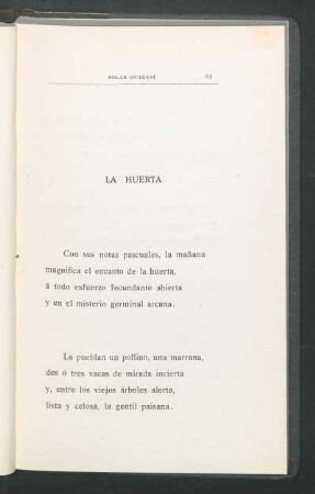 La huerta