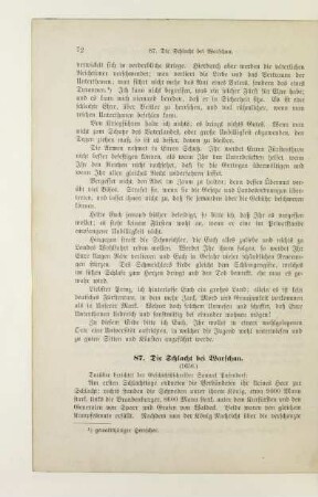 87. Die Schlacht bei Warschau. (1656)